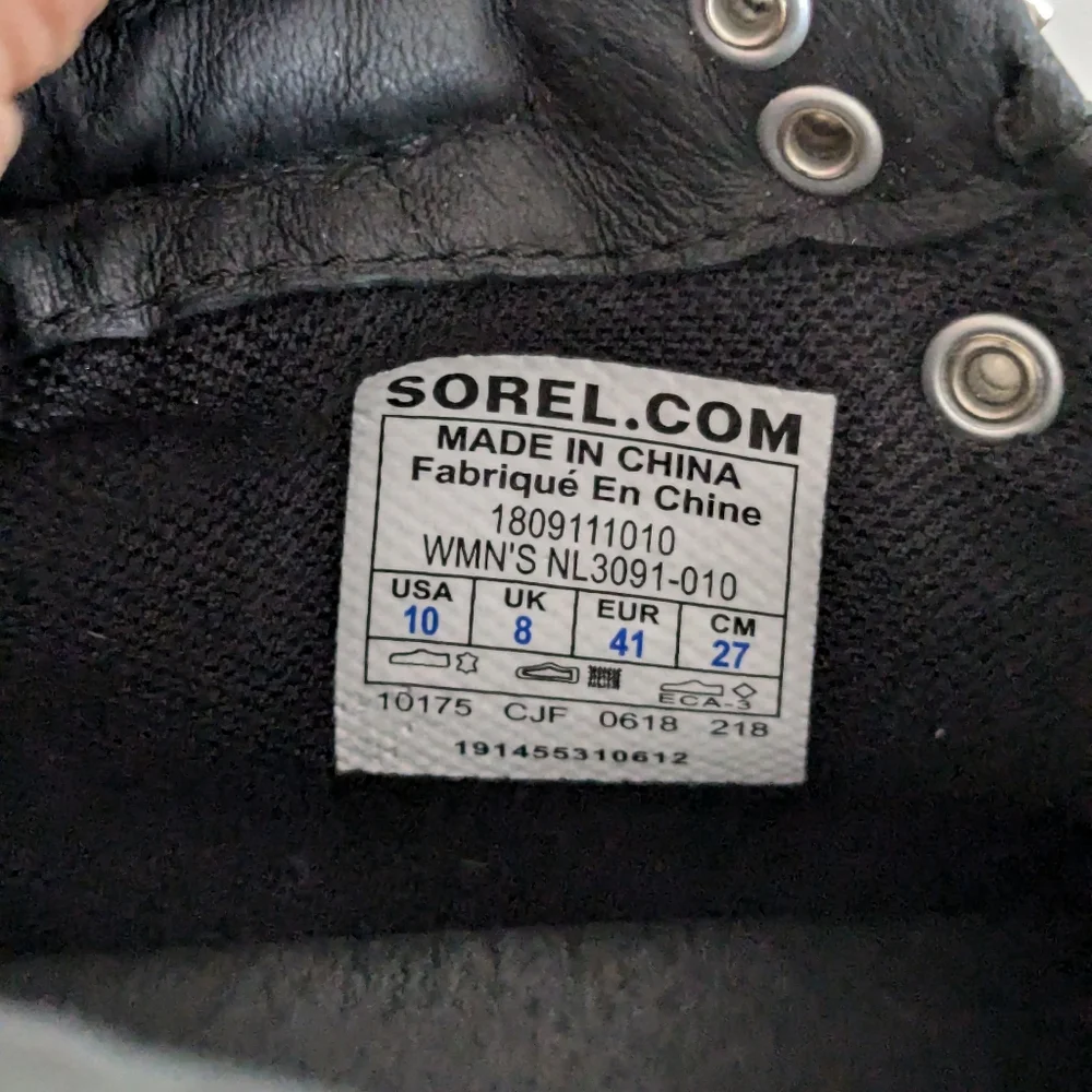 Sorel Ainsley Conquest Waterproof Boots Size 10